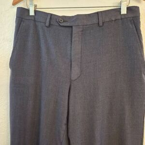 Santorelli Romeo Luxury Serge Men's Blue Trouser Pants: Italian